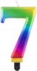 Number 7 Candle, Galaxy, 8.0 Cm, 1 Pc.