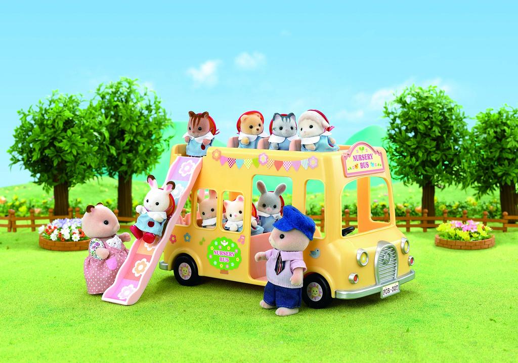 Sylvanian Families Nursery Double Decker Bus 5101 [Parallel Import]