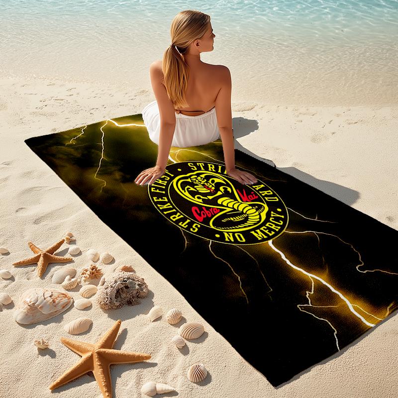 1pc Football Team (25) Beach Towel, Comfortable and Thick, and Swimming/Bath/Picnic/Camping Towel, Suitable for Seaside Beaches