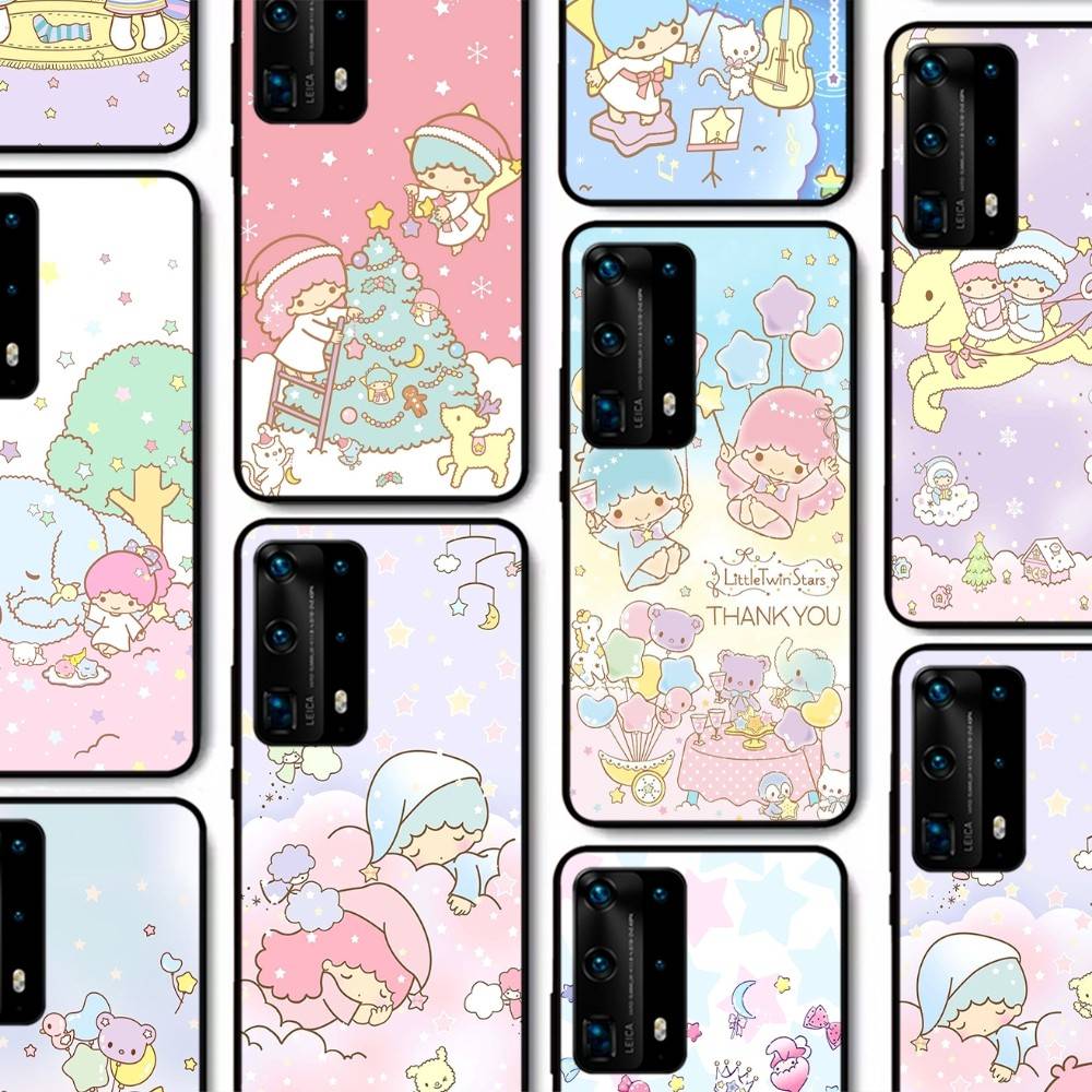 L-Little Twin Stars Phone Case For Huawei P 8 9 10 20 30 40 50 Pro Lite Psmart Honor 10 lite 70 Mate 20lite