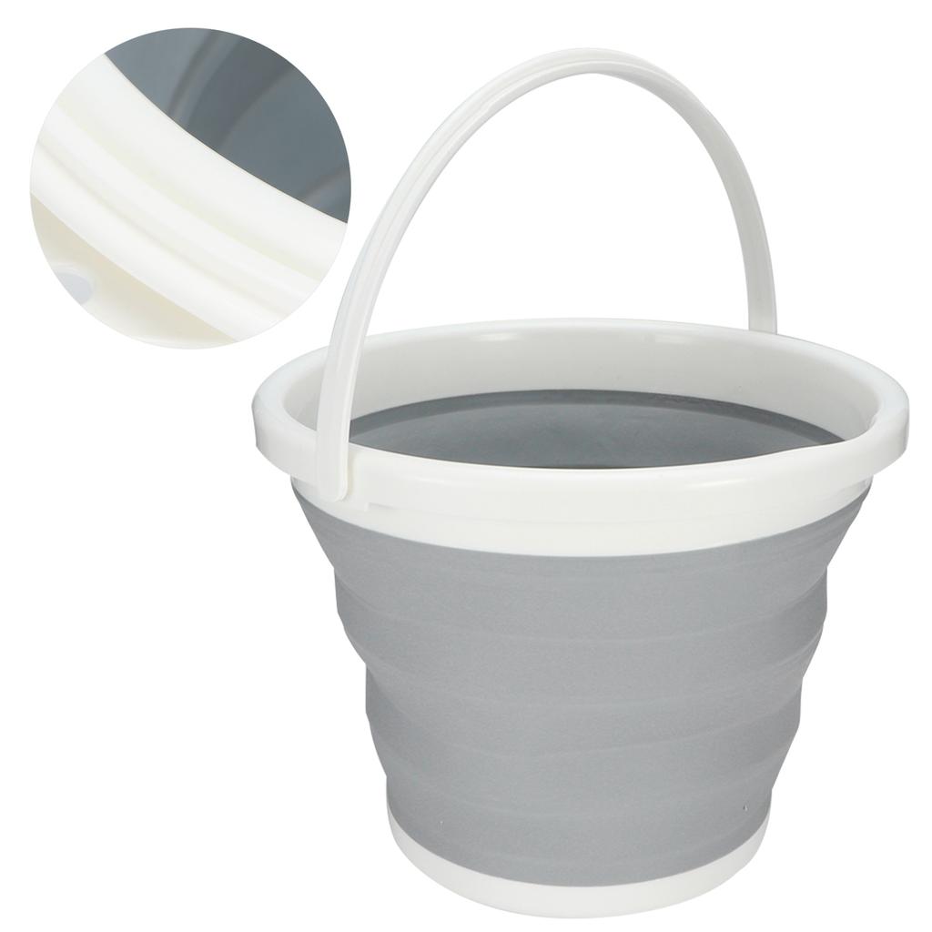 10L Collapsible Bucket Portable Folding Water Container Outdoor Car Wash Fishing Travel