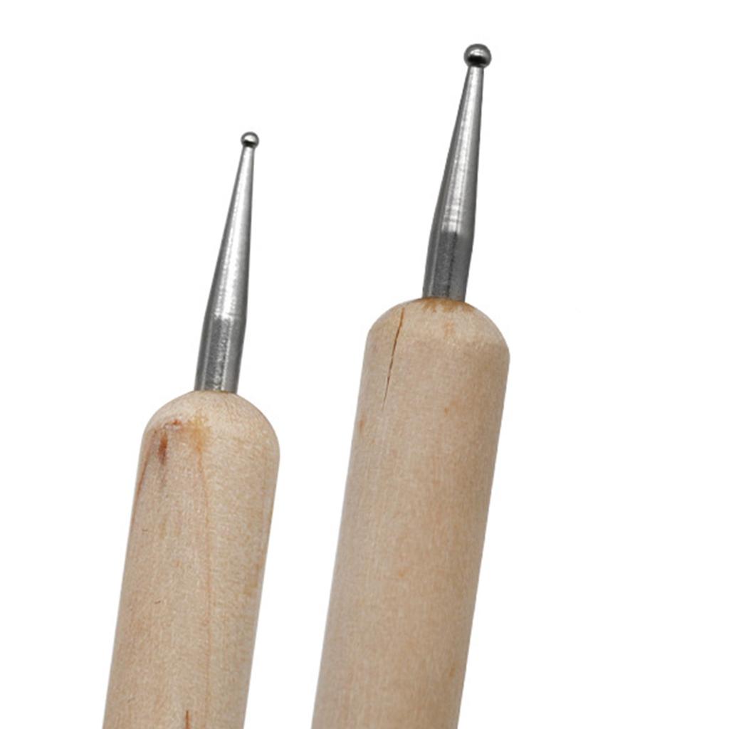 5 Pcs Dotting Pen with Two Ends Nail Art Dotting Tool Embossing Pen Dotting Tool Set Nail Art Pen Clay Carving Tool