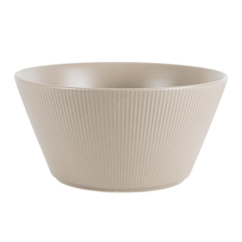 Suwen Serie Vertikales Muster Matt Suppenschale Praktisch Große Nudelschale Mao Xuewang Große Schale Haushalts-Muss-Eingang Gemüseschale