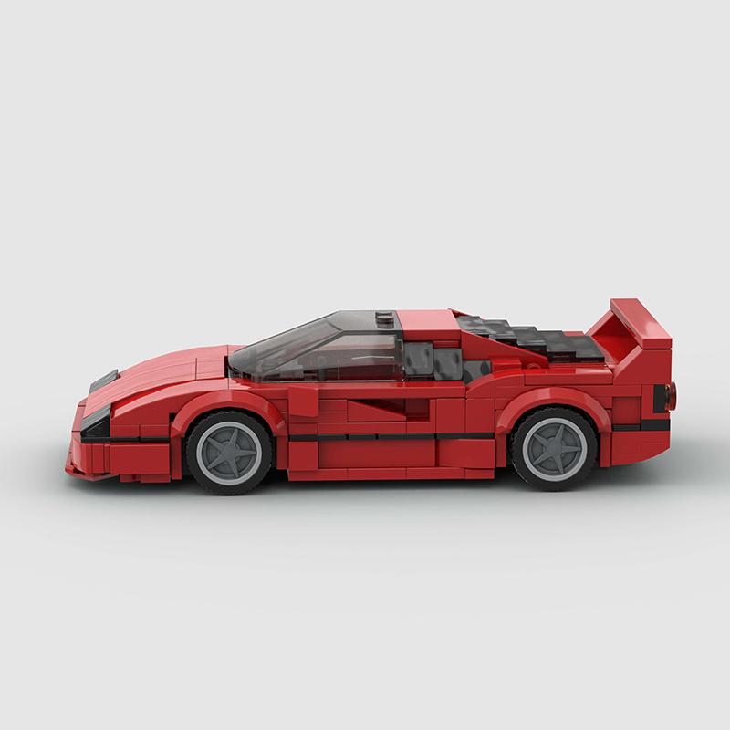 Super Sports Car Classic Toy Building Block Set, Suitable As Birthday, Halloween, Christmas Gifts and for Home Decoration Collec