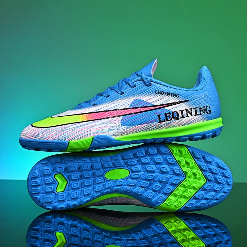 New Men Football Boots Outdoor Breathable Training Adult Cleats Soccer Shoes Sport Match Boys Non Slip Long Spikes Comfortable