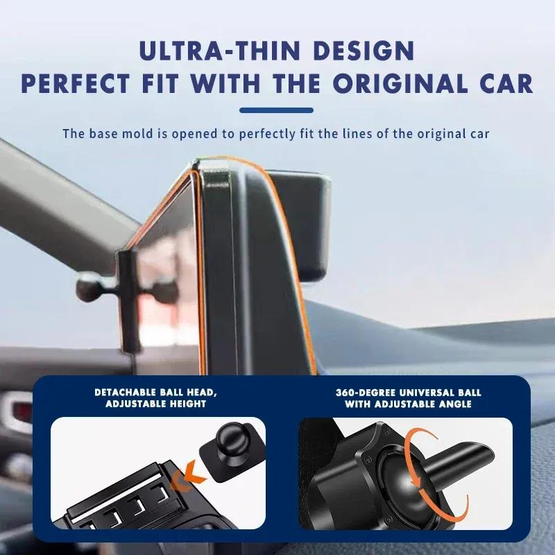 Screen Base Car Phone Holder Mount For Model 3 2017 2018     Central Control Dashboard Phone Holder Stand GPS