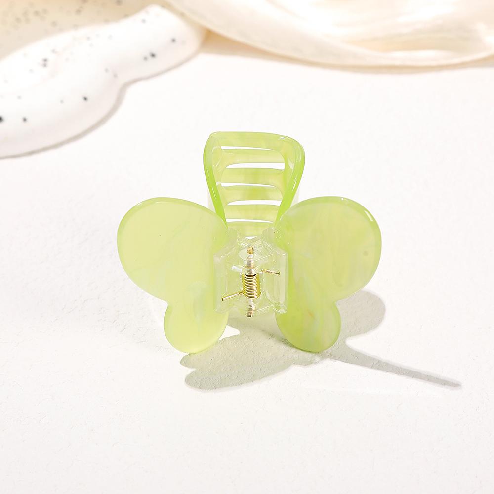 candy color Simulated Butterfly Hair Claws Hair Clip For Women Fashion Hair Accessories
