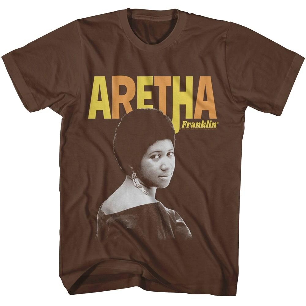 Aretha Franklin Retro Sparkle Men T Shirt XXXL