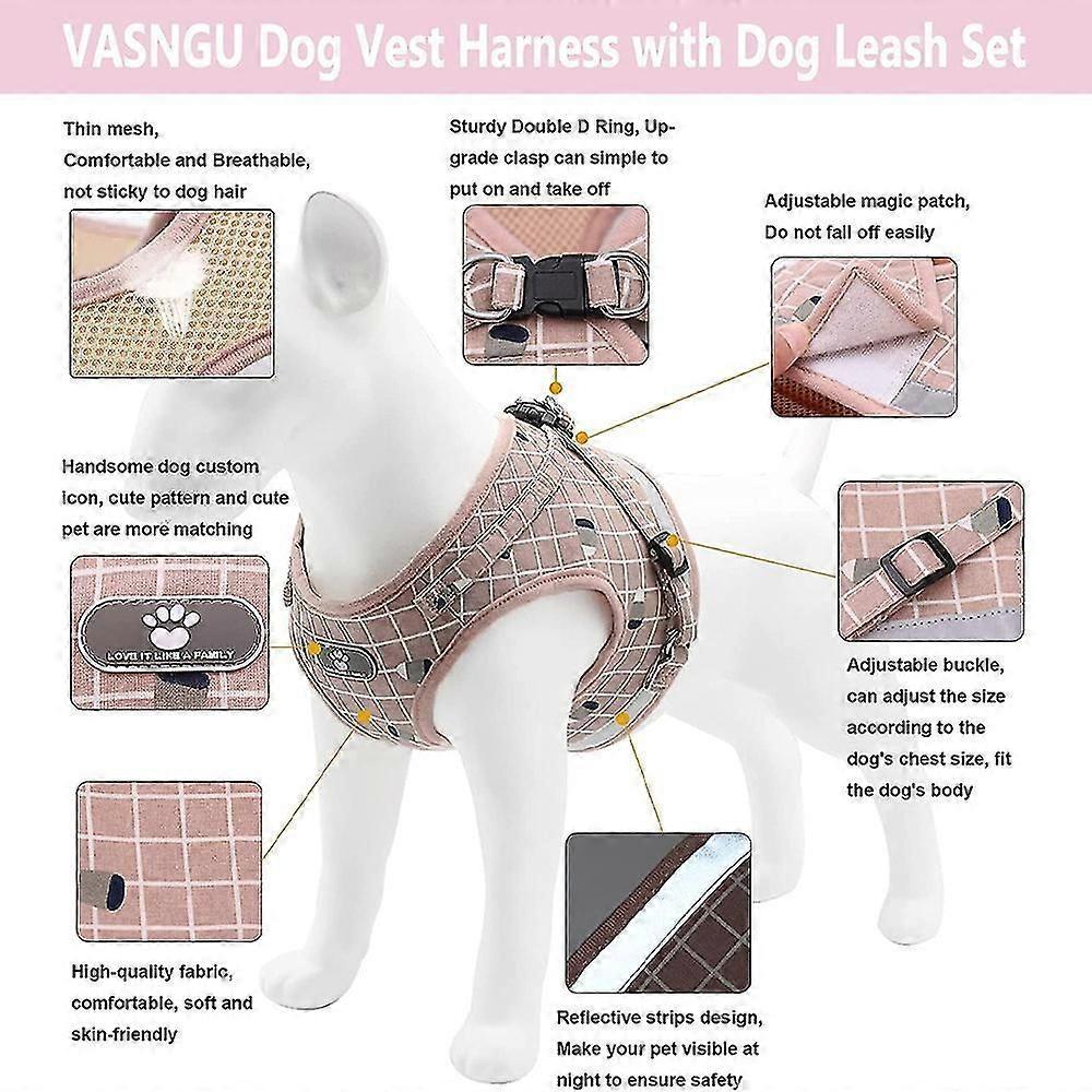 Dog Vest Harness For Small Dogs,adjustable,for Dogs Soft Mesh Comfort