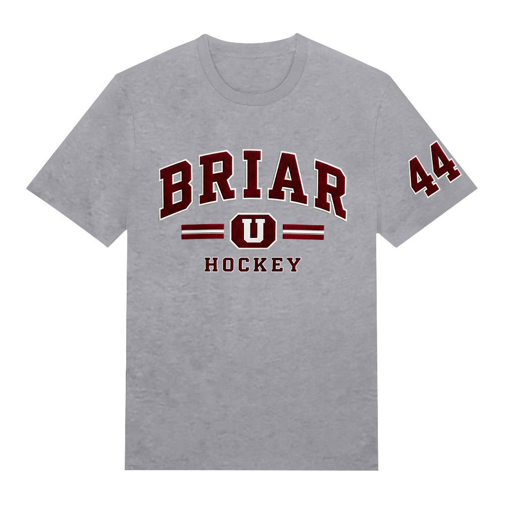 BRIAR HOCKEY 44 Off Campus T-Shirt Hockey Roman Buchliebhaber Tee Sommer Hohe Qualität Kurzarm Damen Herren Reine Baumwolle Y2K Kleidung