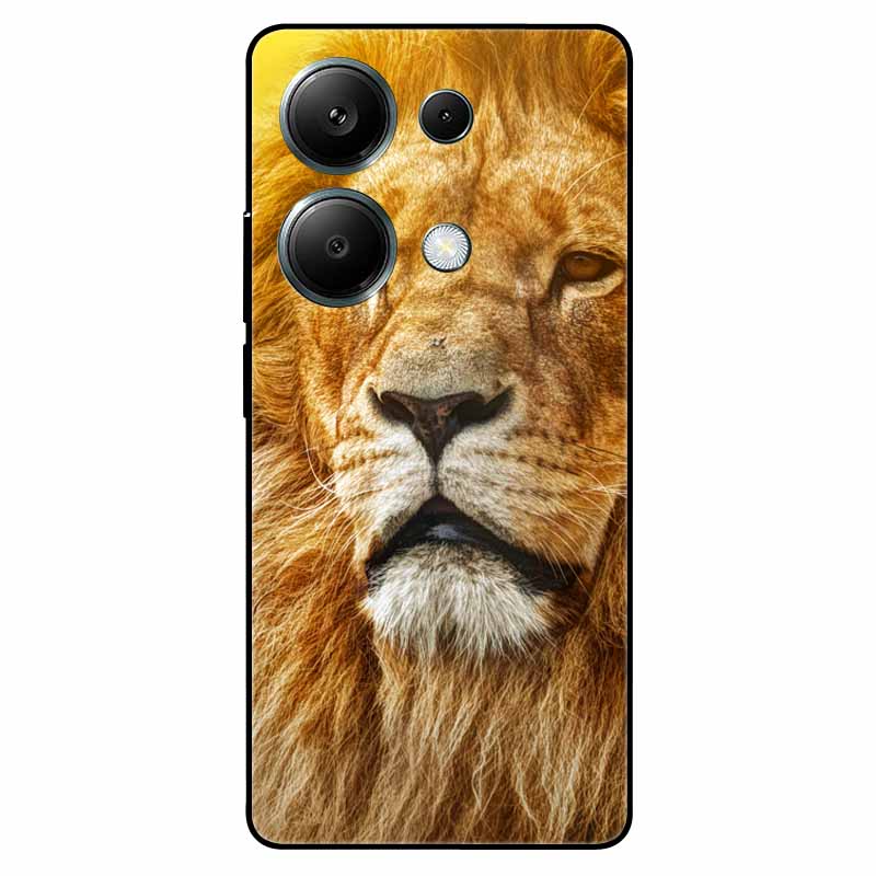 For Redmi Note 13 Pro 4G Case Global Silicon Fashion Space Wolf TPU Painted Coque Funda for Xiaomi Redmi Note 13Pro 4G Cover