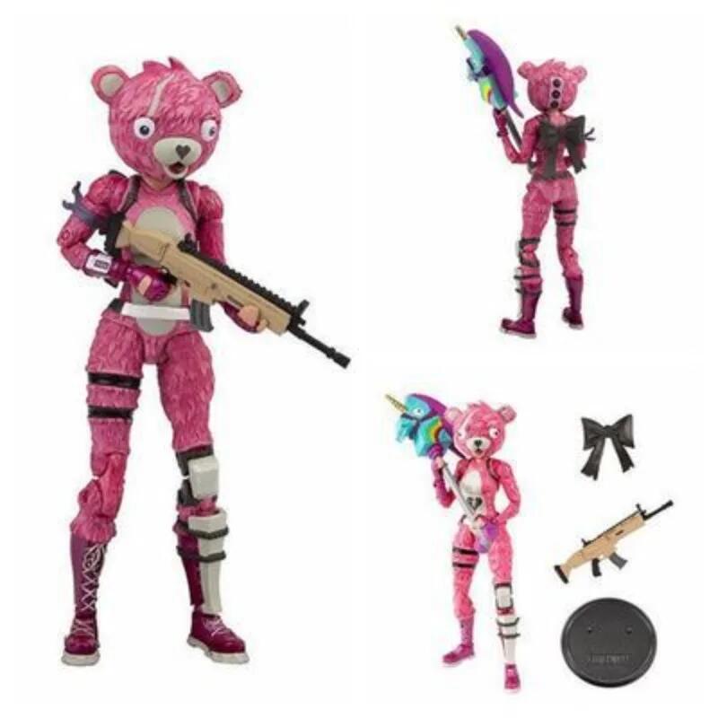 

19cm Fortnite Game Peripheral Model Toy Figures with Gun Home Interior Decoration Ornaments Fans Collect Gifts