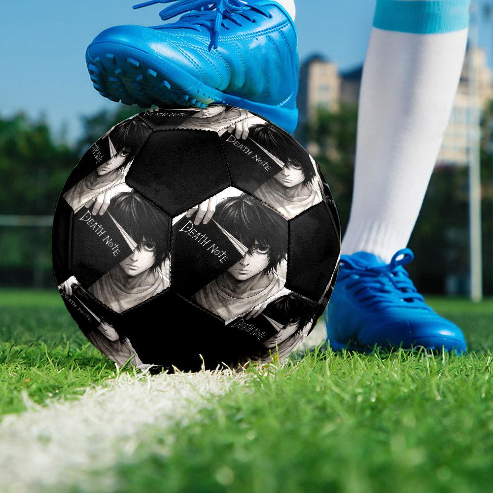 1pc Death Note Soccer Ball Size 5 Indoor Soccer Ball Fashion Colorful Backyard Game - Great For Sports Fans Gift HE10