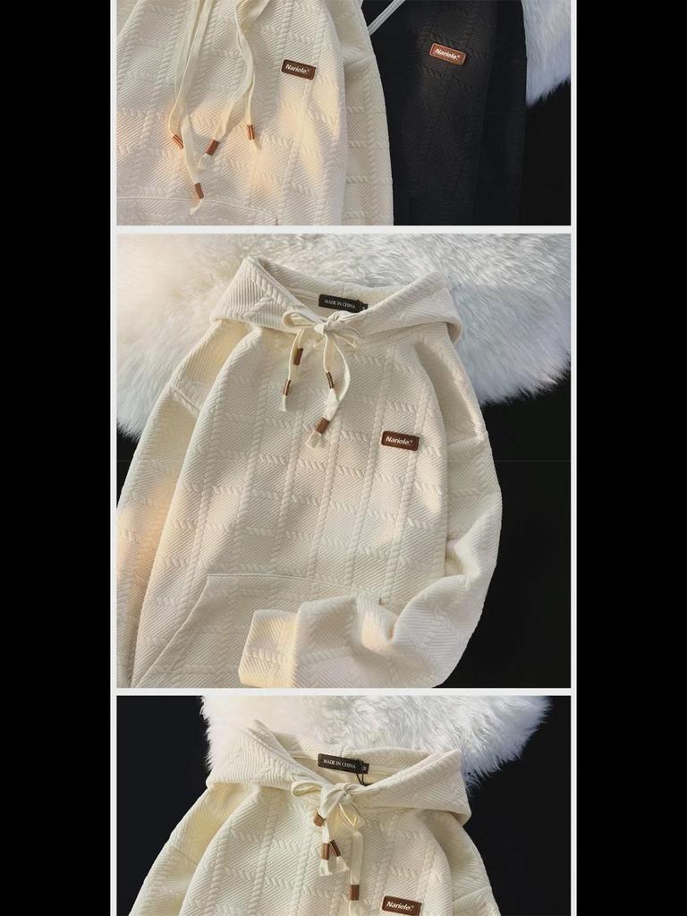 2023 Men's Trendy Oversized Hooded Sweatshirt - Lazy Style, All-Match, Unisex Autumn Jacket