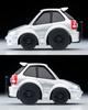 TOMYTEC Choro-Q Q's QS-01b Honda Civic Type R EK9 Custom Silver Completed Model