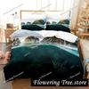 3D Print World Turtles Turtle Island Bedding Set Duvet Cover Bed Set Quilt Cover Pillowcase Comforter king Queen Size Boys Adult