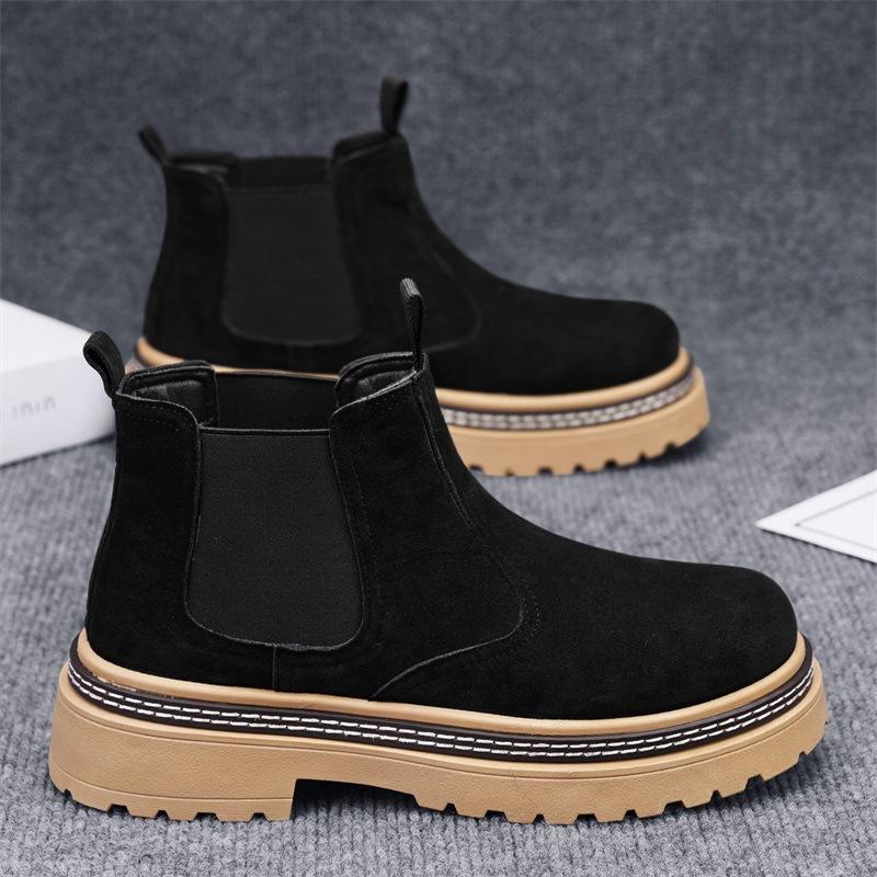 Youth Martin boots 22 new thick-soled heightening leather shoes comfortable foot casual shoes
