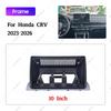 Honda CRV 23-26 Android DVD Navigation Face Frame for 10-inch Console