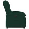 Electric Recliner Chair with Rising Function Dark Green Velvet