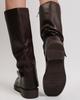 Demi-season Boots Berkonty 5292100 37 Burgundy Leather
