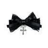 1/2Pcs Gothic  Hair Clip Exquisite Hair Accessories For Women Girls Personalized Sweet Cool Cross Bow Hair Clip Gifts