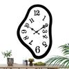 Acrylic Wall Clock Vintage Aesthetic Watch 10 Inches Irregular Design No Ticking Wall Clock Bathroom Silent Decorative Gifts