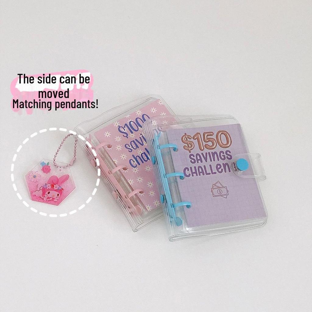 Mini 3-håls kuvertsparbok: Spara 1000 dollar!