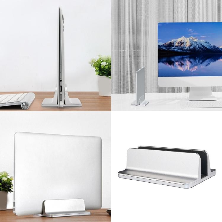 Aluminum Vertical Laptop Stand Desktop Stand Holder Adjustable Dock Space Saving Laptop Stand for Desk Laptop Notebook