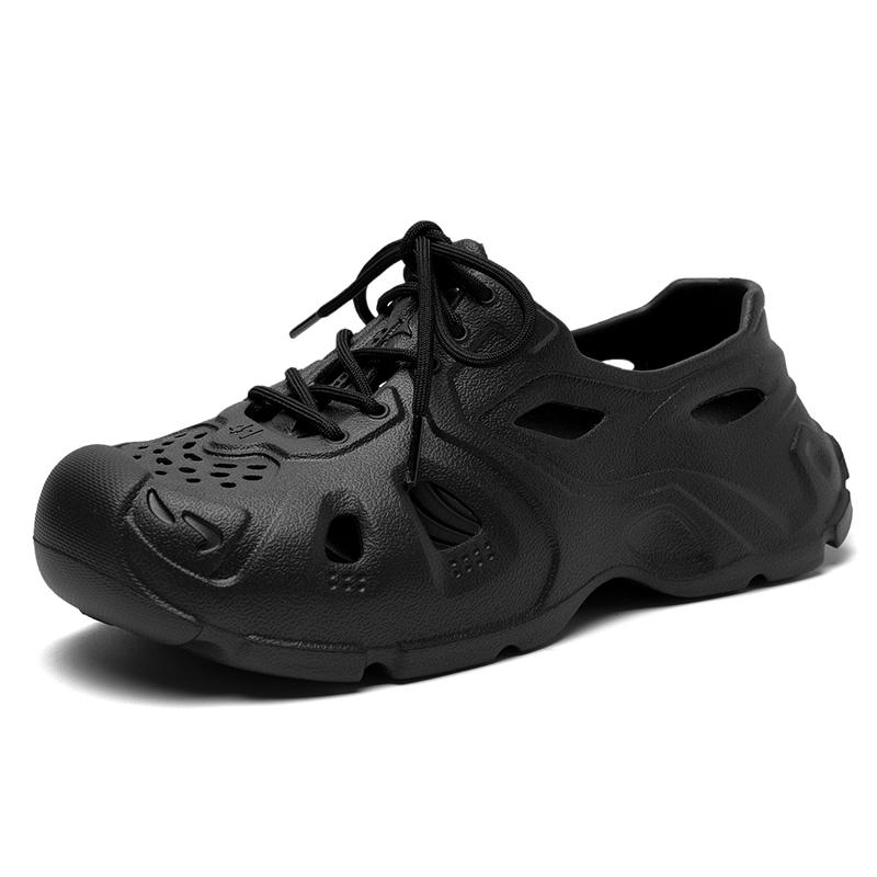 Mode Herren Damen Loch Gartenschuhe Designer Stil Strand Dicke Pantoffeln Sandalen Unisex Anti-Rutsch Schnürsandalen Sommer Lochsandalen