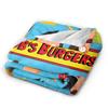 Super Warm Blankets Camping Anime Bobs Funny B-Burgers Throw Blanket Movie Flannel Bedspread For Home Decor Trend Sofa Bed Cover