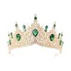 Shiny Ornament Baroque Queen Tiaras Luxury Princess Crown Bridal Headwear  for Women Girls