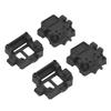 RC Gear Box Housing Black Plastic RC Transmission Case for Wltoys 284161 284010 284131 K969 K989