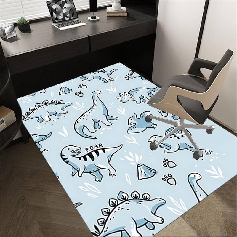1PC Dinosaur Pattern Extra Large Non Slip Floor Carpet, Office, Family, Bedroom, Studio   Large Area Rug Indoor Rugs, , Vibrant Colors