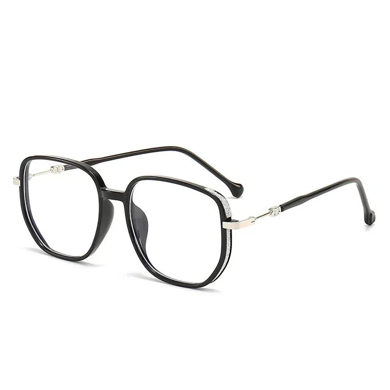 Vintage Square Metal Frame Reading Glasses Women Optical Glasses Anti-Blue Light Presbyopia Eyeglasses Glitter Eyeglasses Fashio