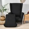Ohrensessel Überwürfe 2 Stück / Set Dehnbares Lycra Ohrensessel Esszimmerstuhl Abdeckungen Sofa Möbel Überwurf Einfarbige Möbel Schutzhülle