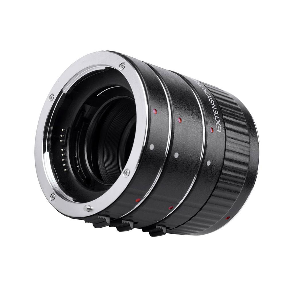 Auto Focus AF TTL Extension Tube Ring 12mm 20mm 36mm Set Metal Mount with Covers for Canon EF EF S 35mm Lens DSLR Camera