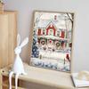 Christmas Atmosphere Diamond Art Set, 5D DIY Full Diamond Dot Painting Crystal Cross Stitch Painting Craft To Decorate Home Walls
