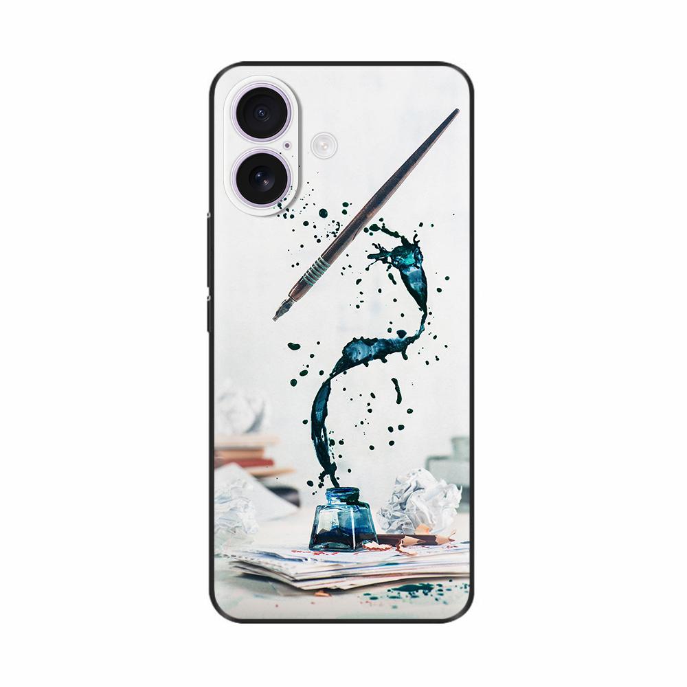 For Apple iPhone 17 Case iPhone17 Pro Max Painted Cover Soft TPU Shockproof Phone Shell For iPhone 17 Air iPhone17 Pro Max Bags