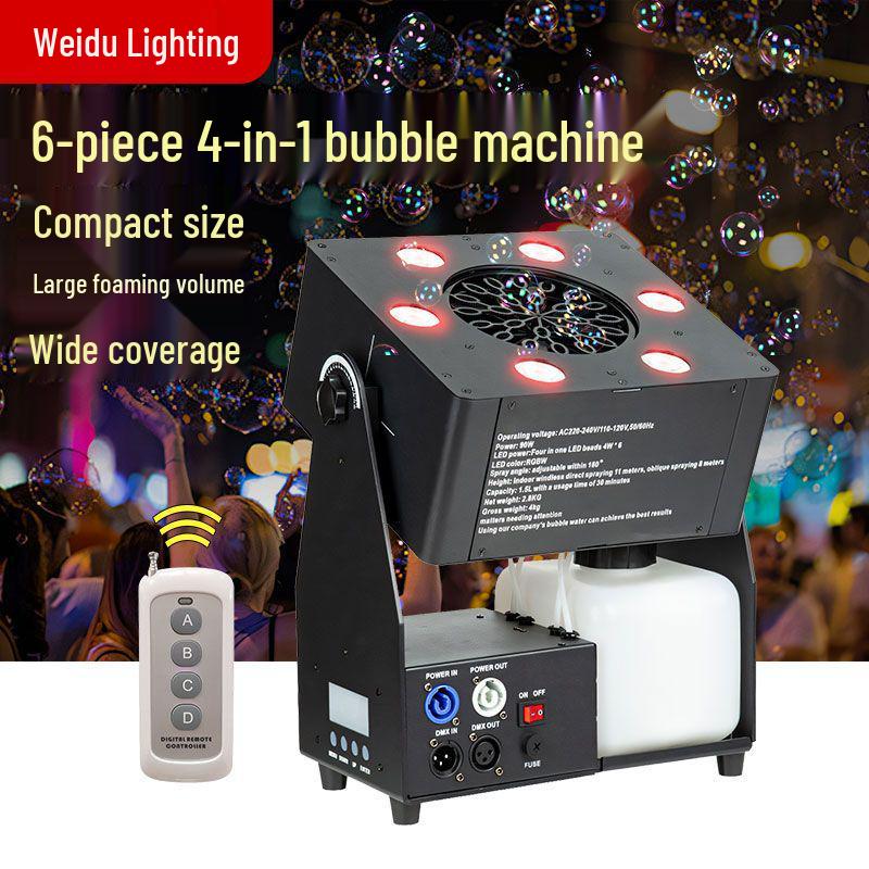 90W RGBA LED Bubble Machine for Parties