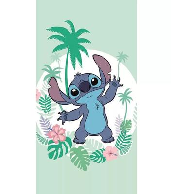 Stitch pamuklu banyo havlusu - Lilo ve Stitch banyo havlusu