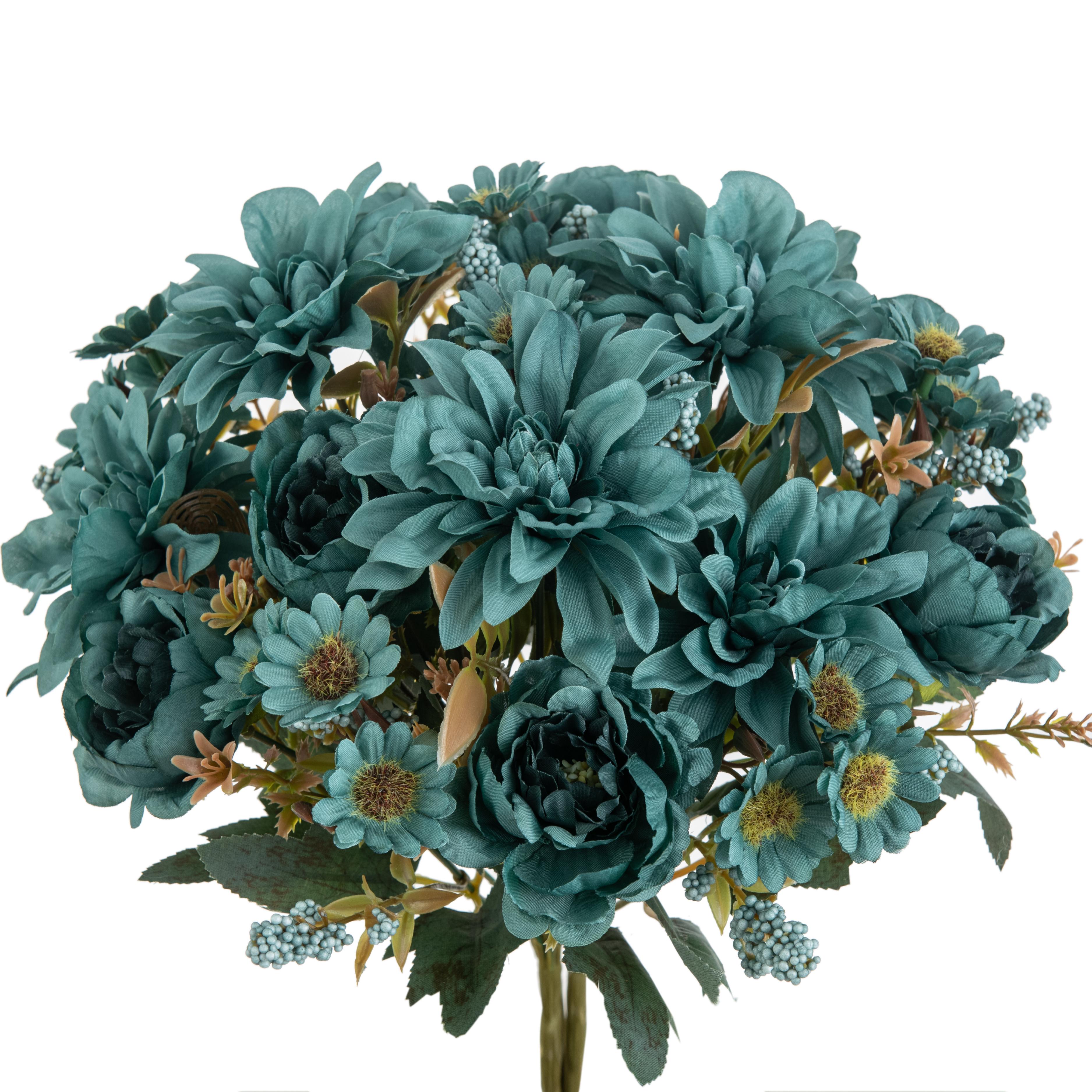 

Artificial Flowers Silk Dahlia Rose Festival Home garden arch wall Wedding Bridal Bouquet Party Diy gift Room Decoration Hotsale 2 pieces