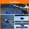 Car Windshield Cleaning Brush With Extendable Handle And Microfiber Cloth For Streakfree Glass Cleaning