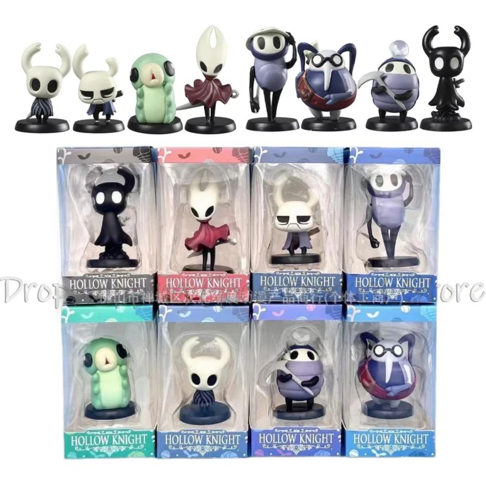 Q Verze Hollow Knight Silk Song Rytíř Vosa Larva Zote Quirrel Stín Cornifer Myla PVC Figurky Model Panenka Hračka Sběratelská Figurka Dárek