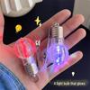 Creative Glowing Light Bulb Hairpin for Women and Girls - Funny Forehead Bangs Clip and Headdress Accessory