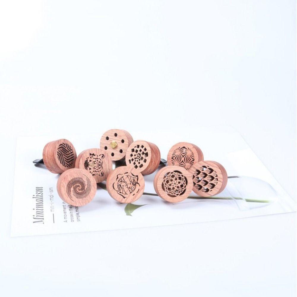 Carved Wooden Car Diffuser Wooden Car Air Freshener Car Perfume Clip  Car Air Freshener