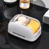 Makeup Sponge Case Portable Dustproof Cosmetic Egg Storage Box Transparent