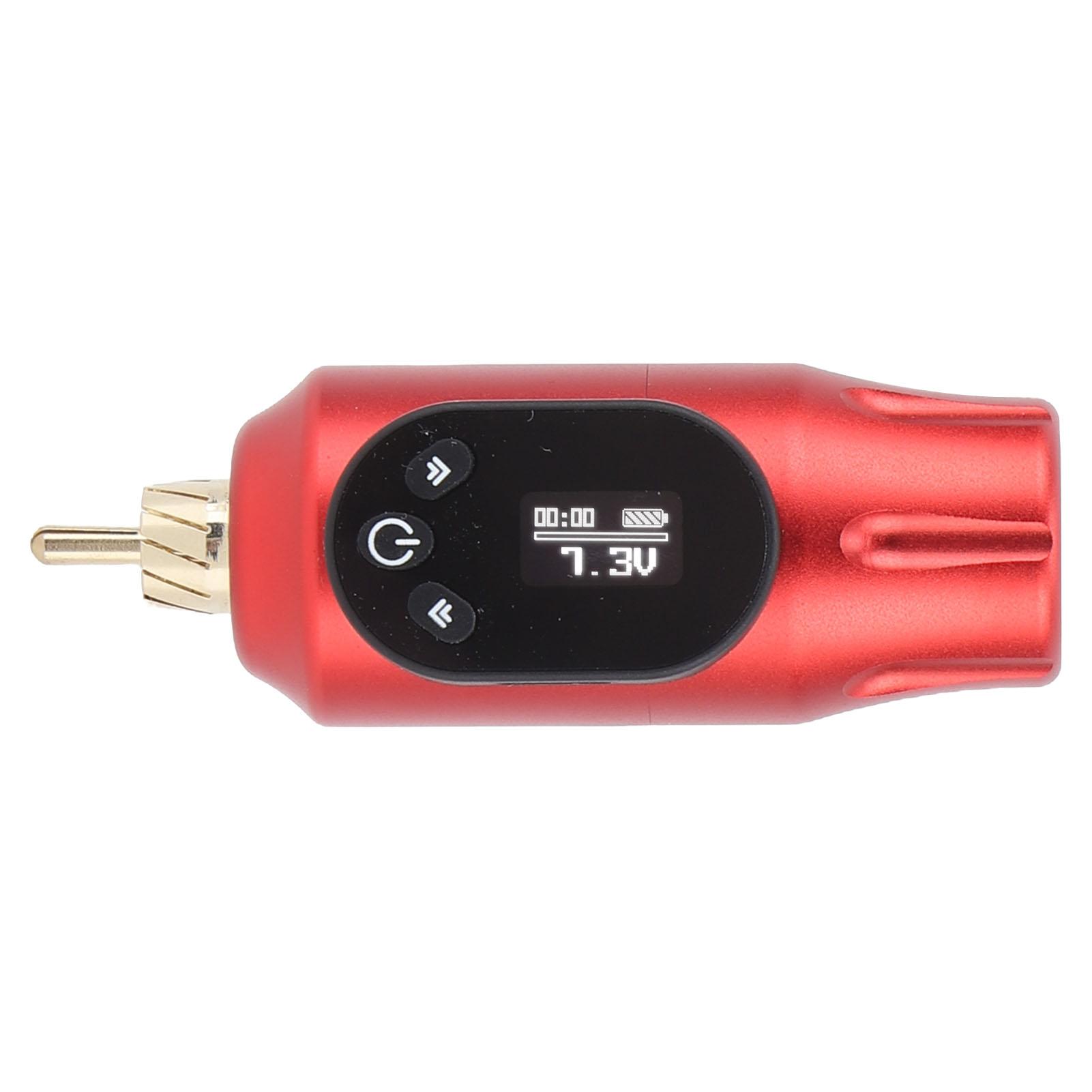 2000mAh Wireless Tattoo Power   Interface Digital Display Wireless Tattoo Battery Supply
