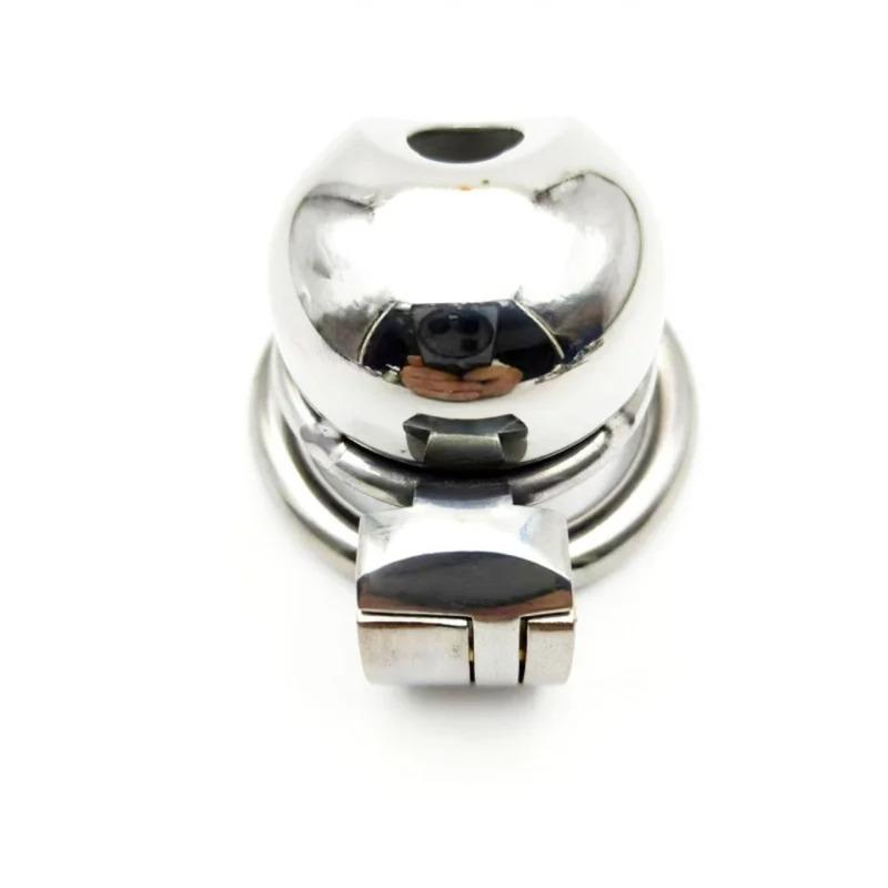 Metal Chastity Cage Stainless Steel Chastity Cage BDSM Anti-shedding Restraint Control Cock Ring Erotic Sex Toys For Men Gay
