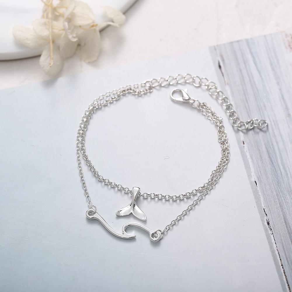 Frauen Mode Fußkettchen Mehrere Stile Retro Anhänger Schmuck Sommer Strand Zubehör