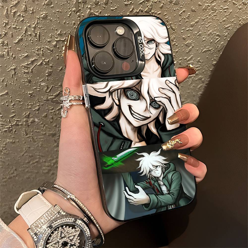 Nagito Hajime Komahina Phone Case For iPhone 15,16,12,14,13,17,11,E,Pro,Max,Plus,Air,Mini Black TPU Cover